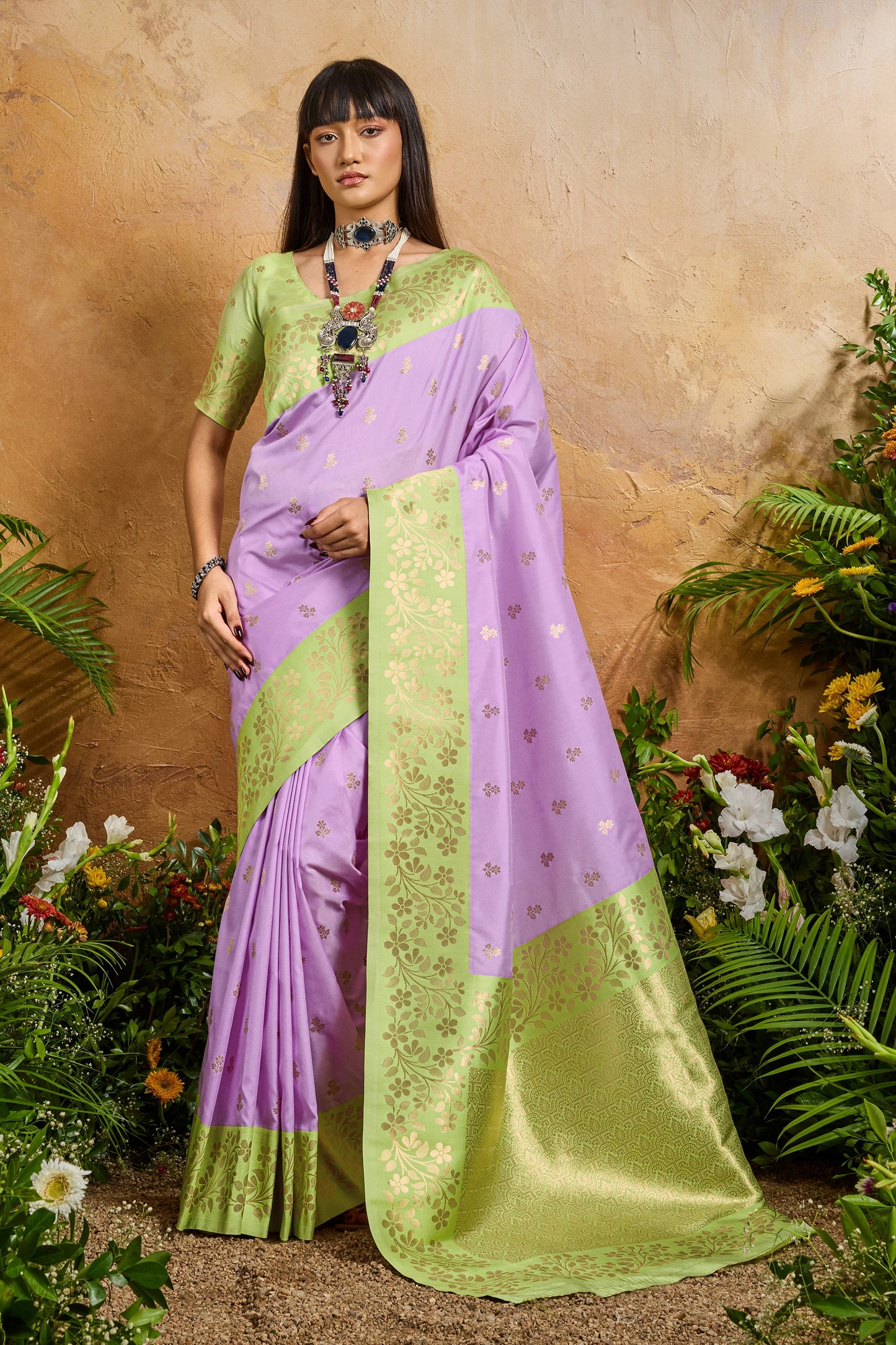 Purple Woven Silk Saree-SAR12321_1_SareeButa.com