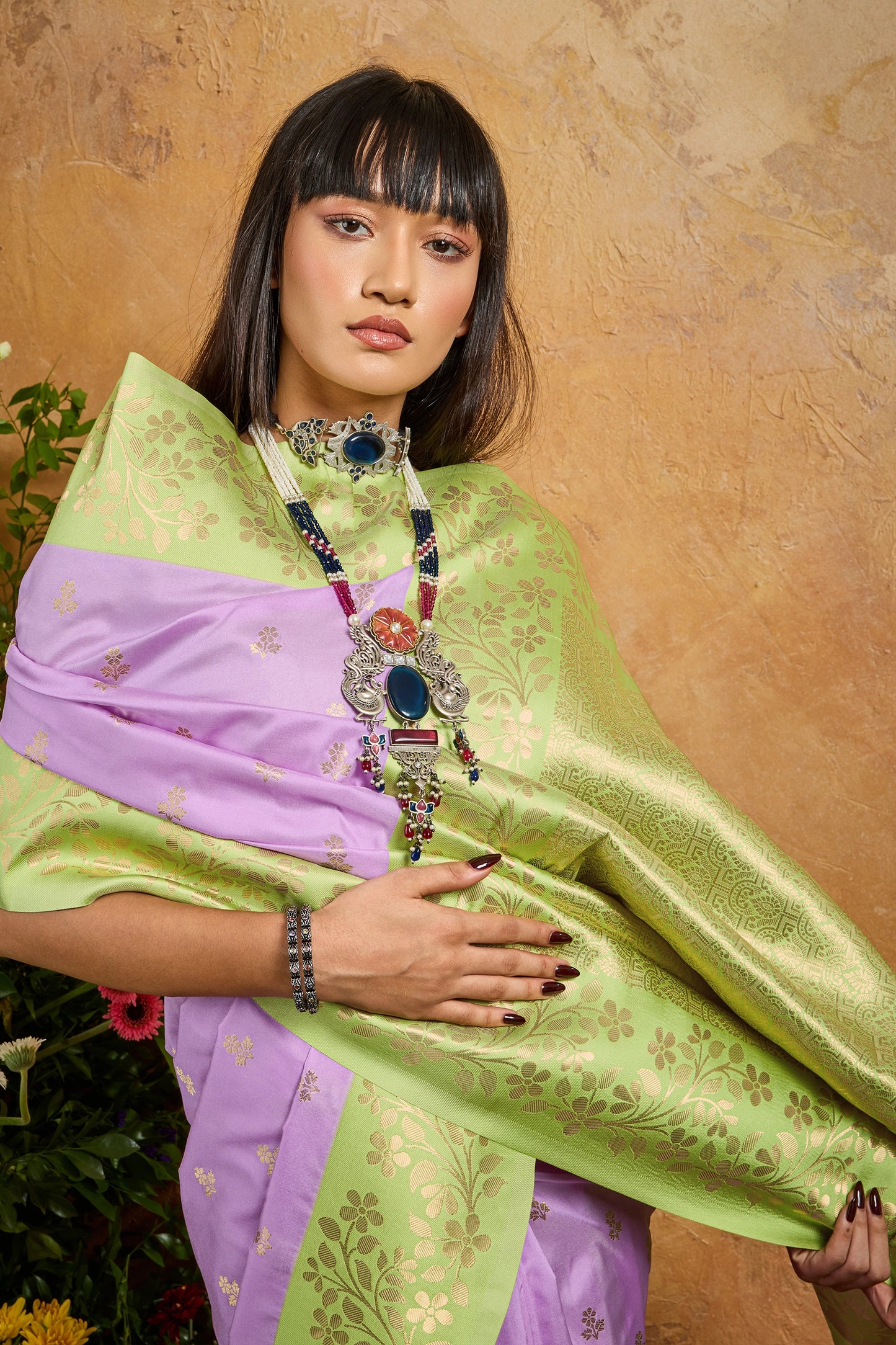 Purple Woven Silk Saree-SAR12321_2_SareeButa.com