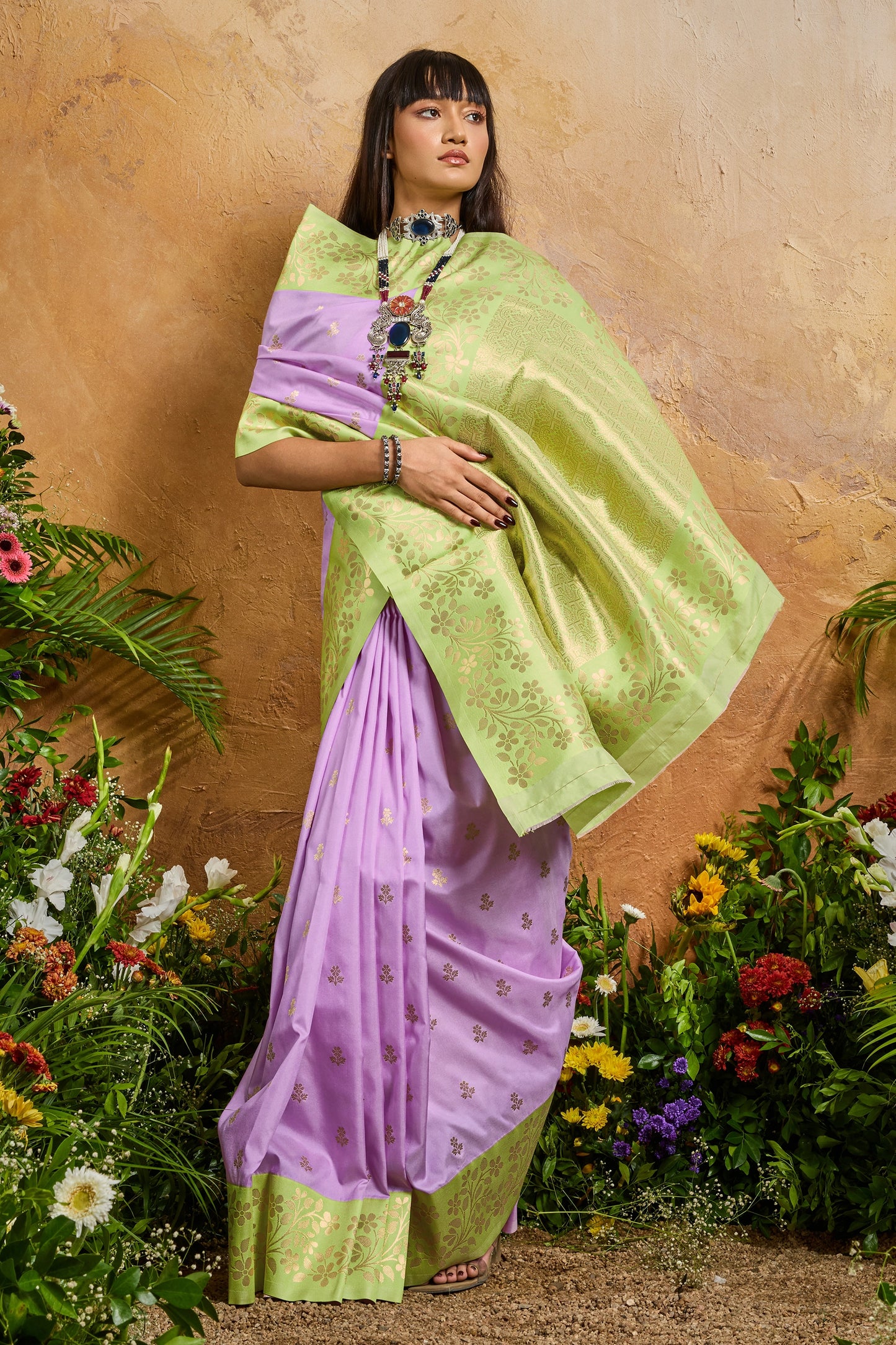 Purple Woven Silk Saree-SAR12321_4_SareeButa.com
