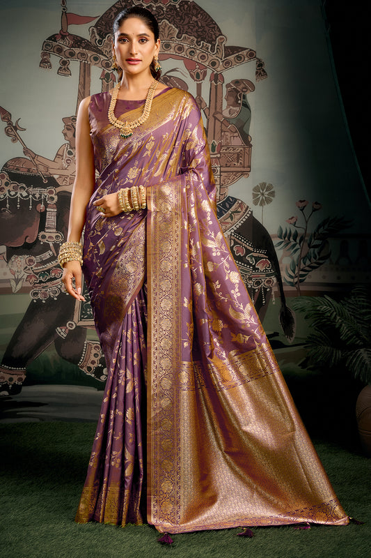 Purple Woven Silk Saree-SAR12620_1_SareeButa.com