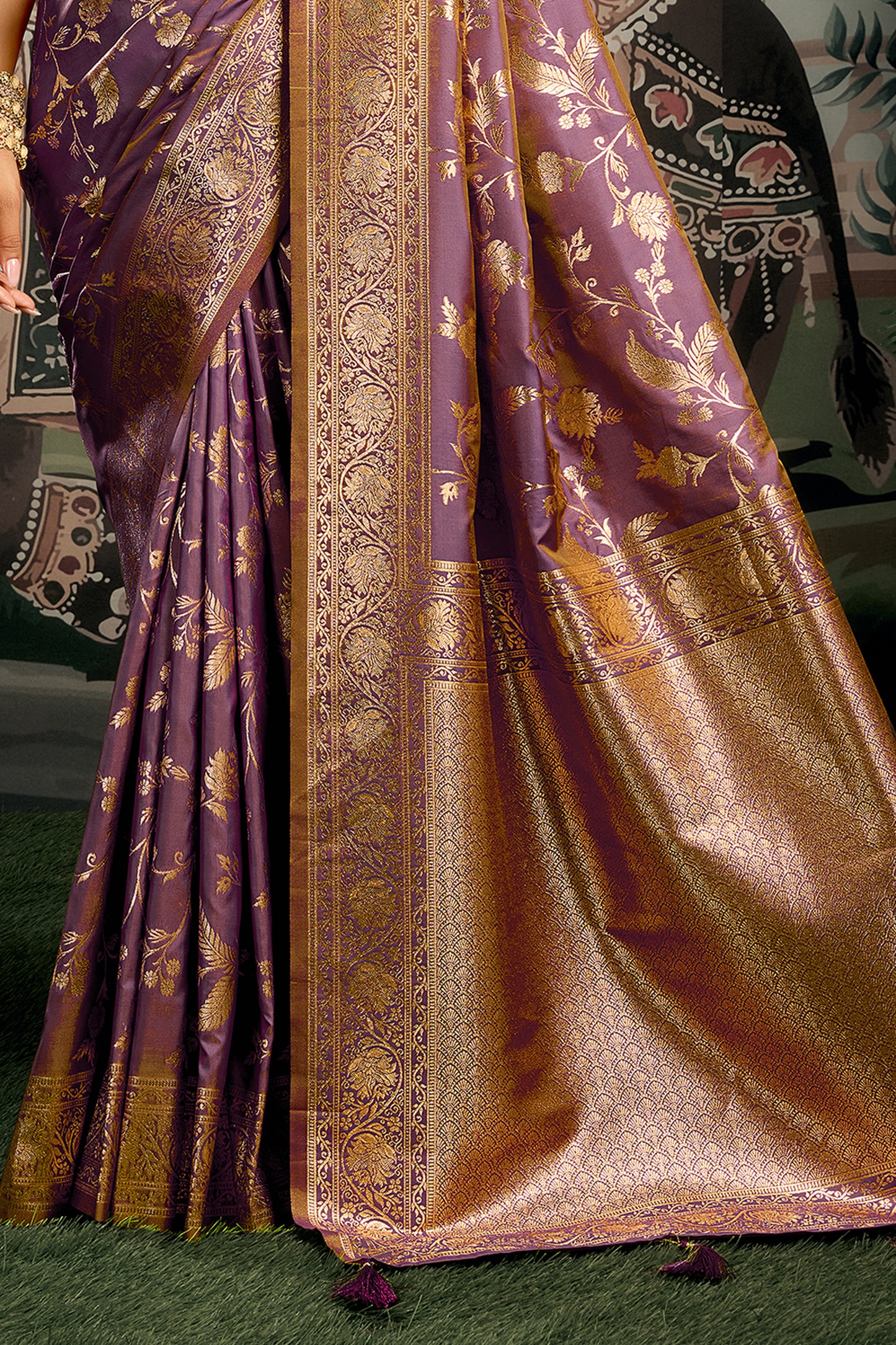Purple Woven Silk Saree-SAR12620_5_SareeButa.com