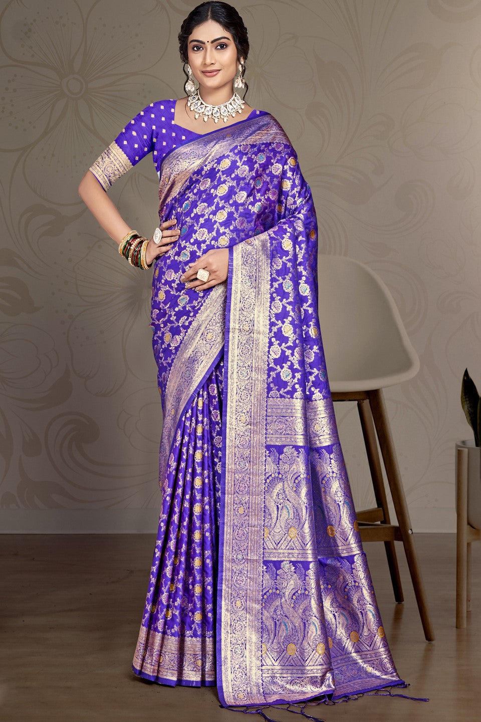 Purple Silk Saree-ZB132941_1_SareeButa.com