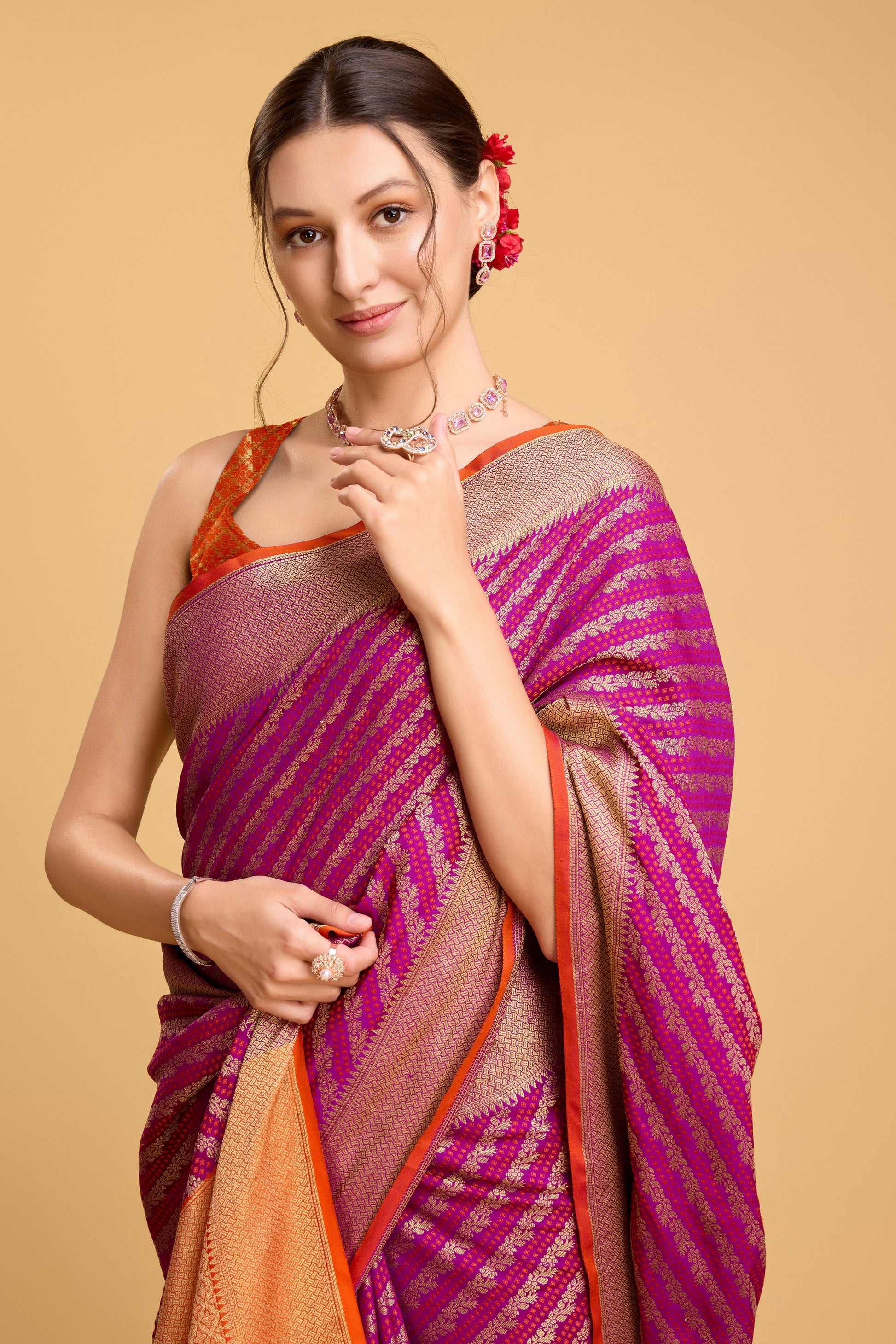 Purple Woven Silk Saree-ZB133120_2_SareeButa.com