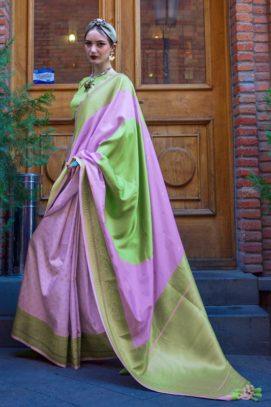 Purple Woven Silk Saree-ZB134023_2_SareeButa.com