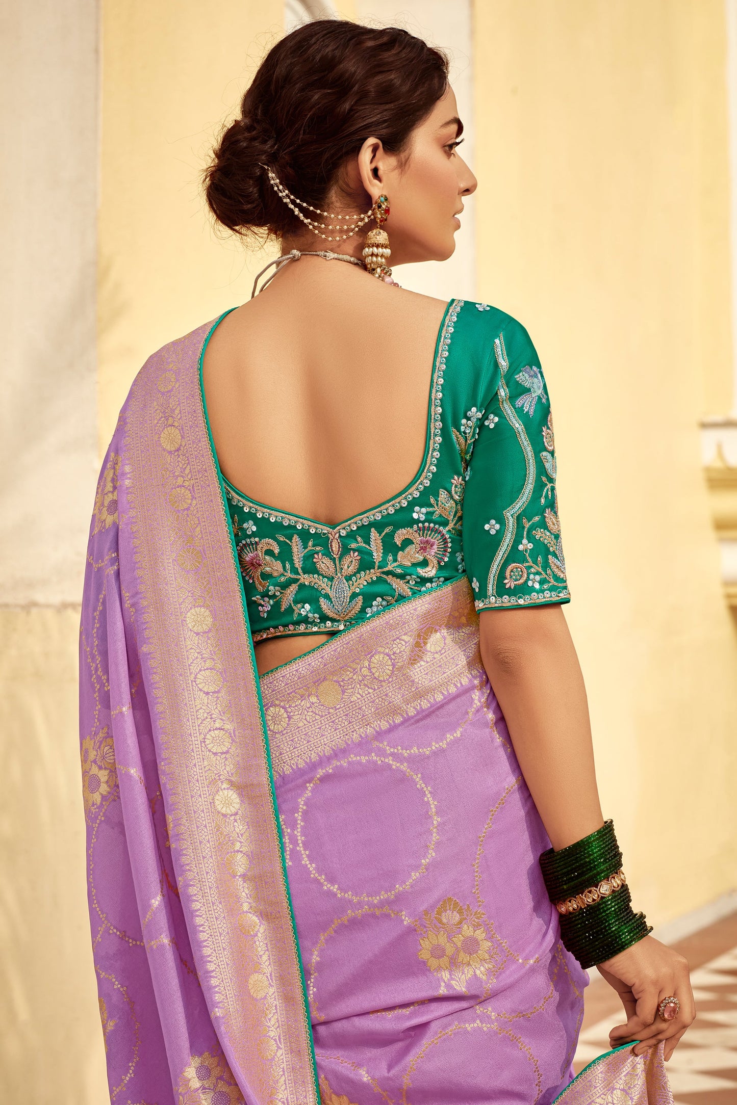 Purple Woven Silk Saree-ZB134128_3_SareeButa.com