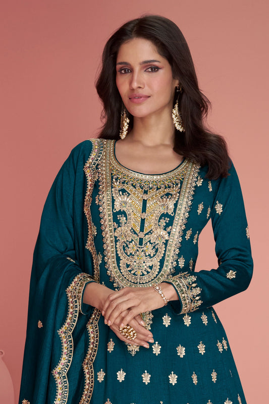 rama-blue-embroidered-silk-palazzo-suit-zbss100065_2_SareeButa.com