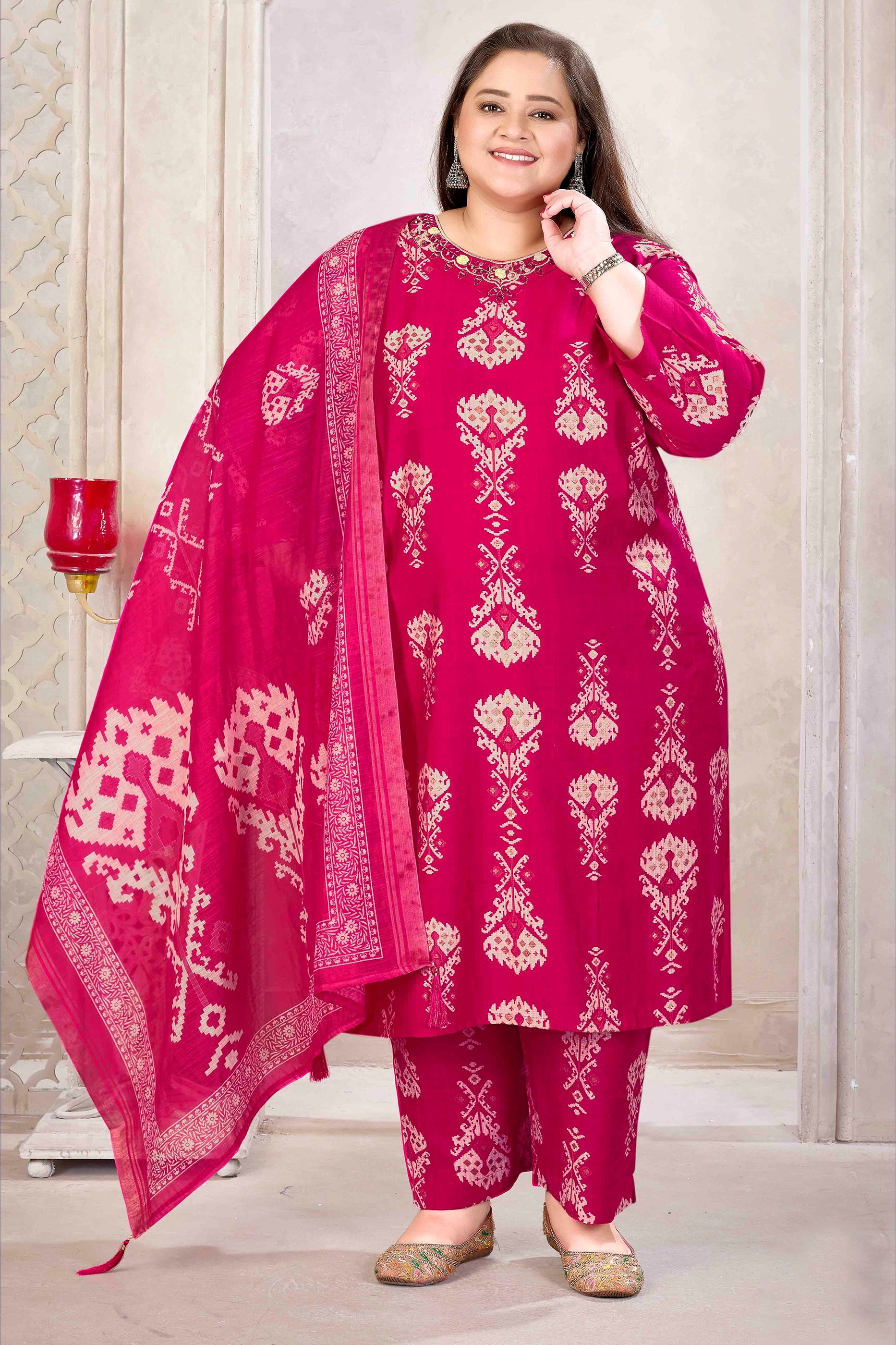 Rani Pink Readymade Viscose Suit-SAR11772_4_SareeButa.com