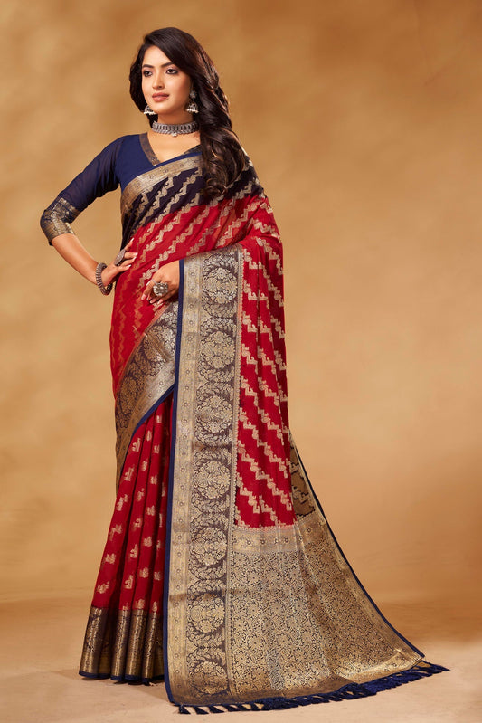 red-georgette-banarasi-saree-zb130294_1_SareeButa.com
