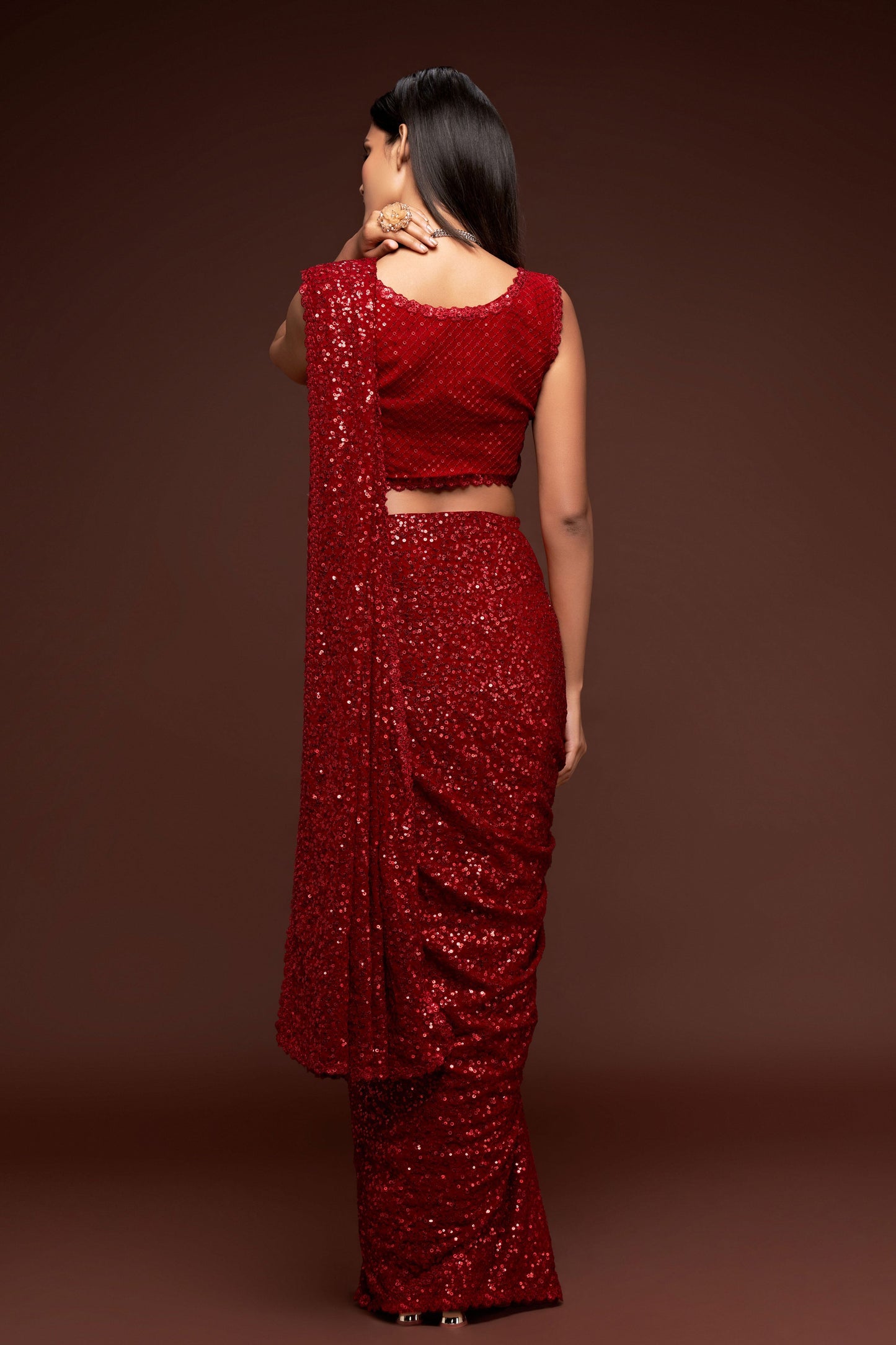 red-georgette-sequin-saree-zb131767_4_SareeButa.com