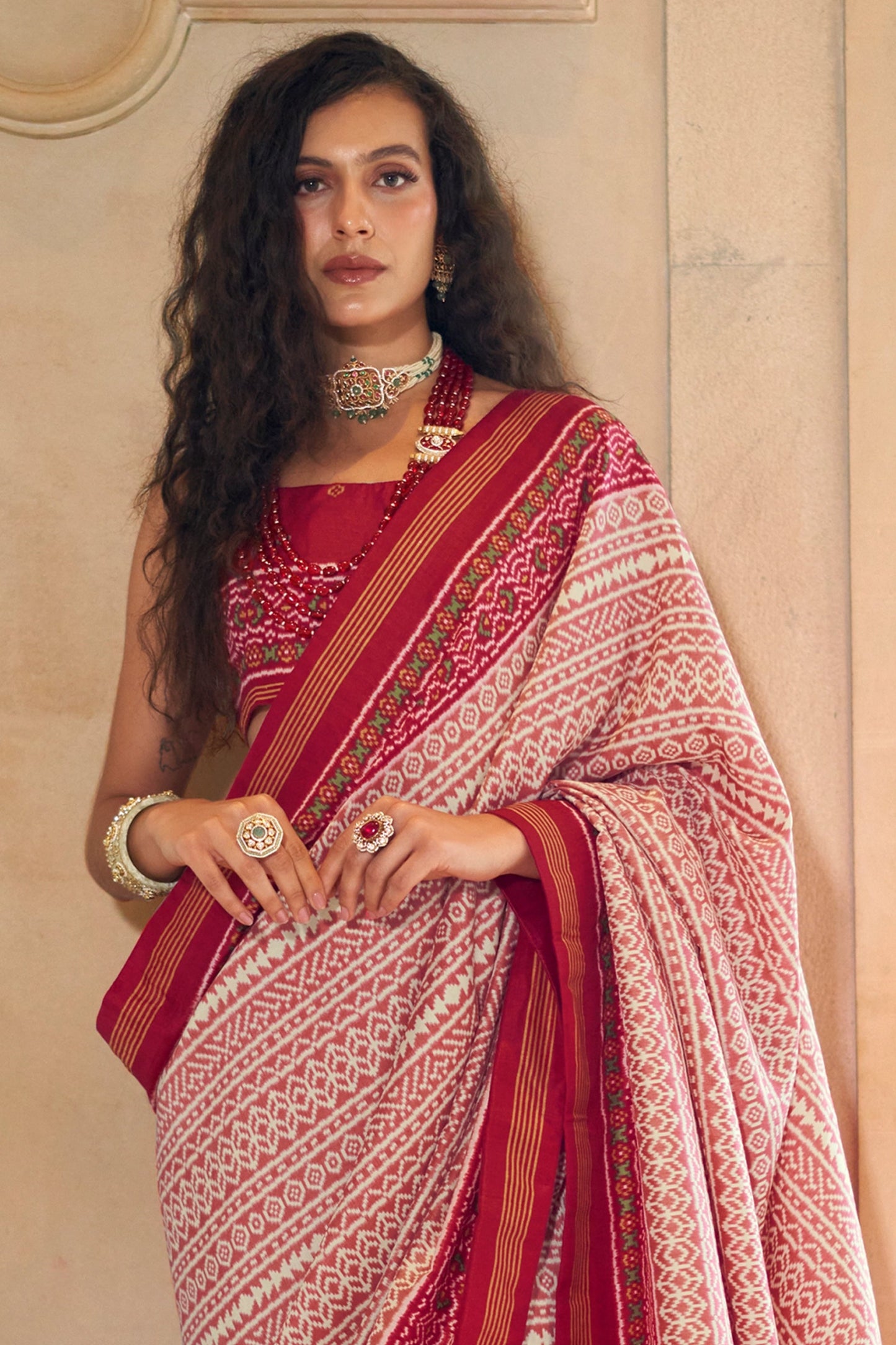 Red Printed Silk Saree-SAR11349_3_SareeButa.com