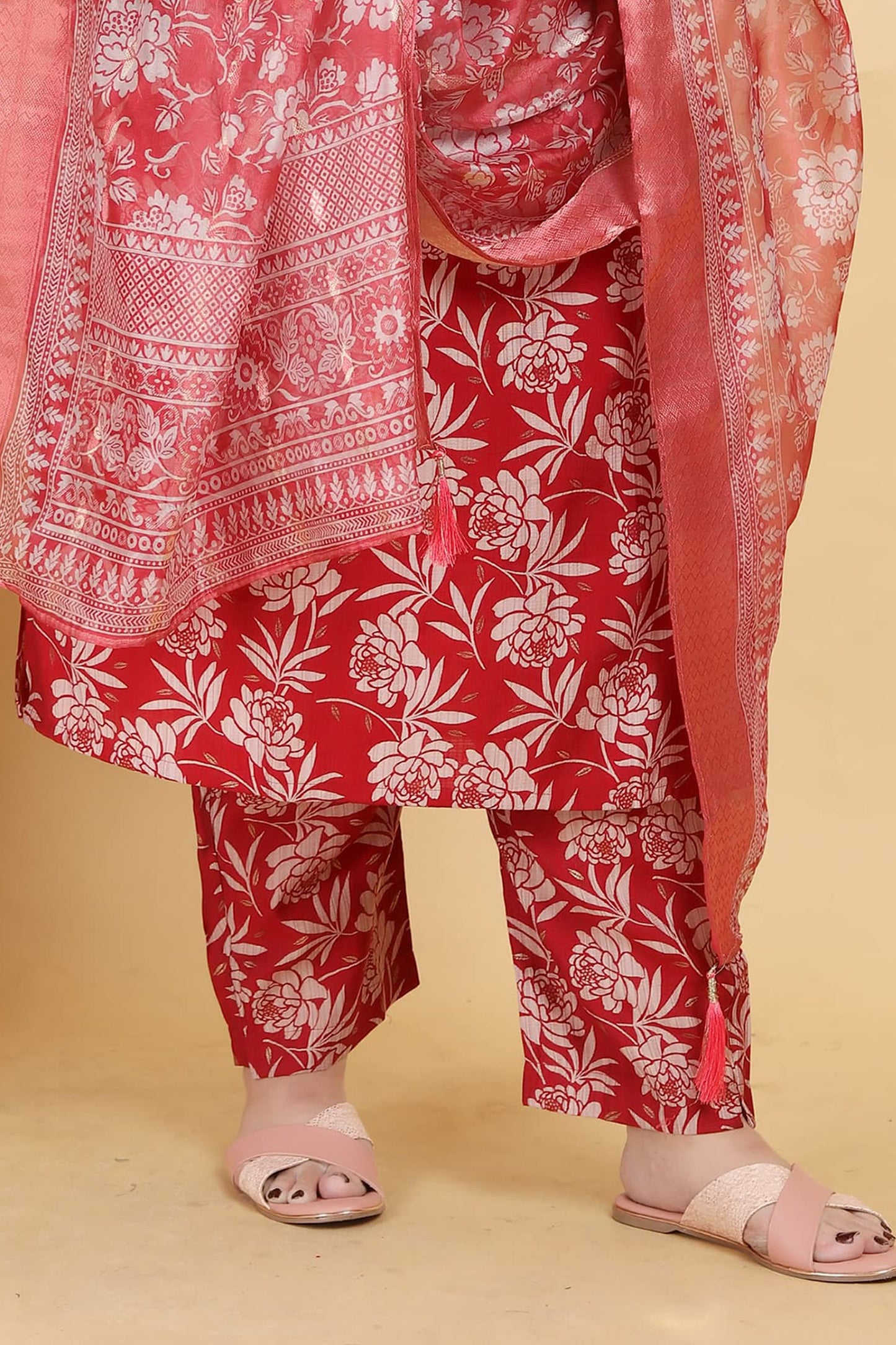 Red Readymade Viscose Suit-SAR11753_5_SareeButa.com