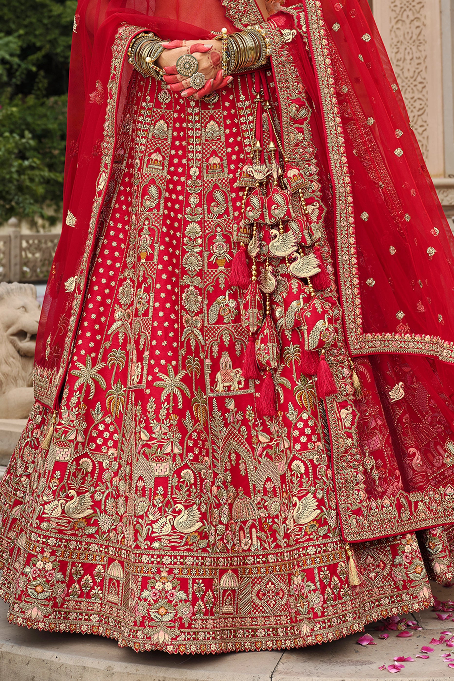 red-semi-stitched-embroidered-silk-lehenga-sar10542_6_Sareebuta.com