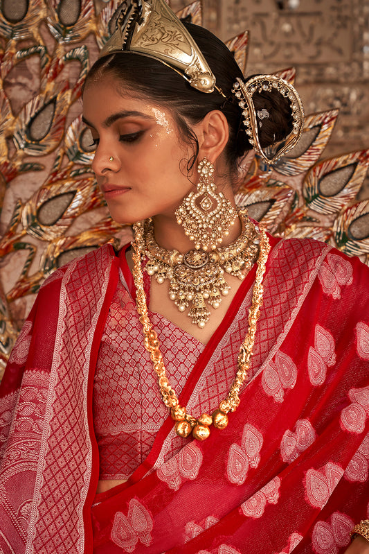 red-woven-georgette-saree-zb133505_2_Sareebuta.com