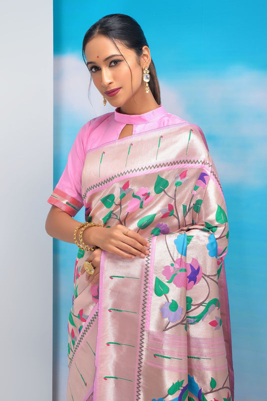 rose-gold-woven-paithani-silk-saree-zb131489_2_SareeButa.com