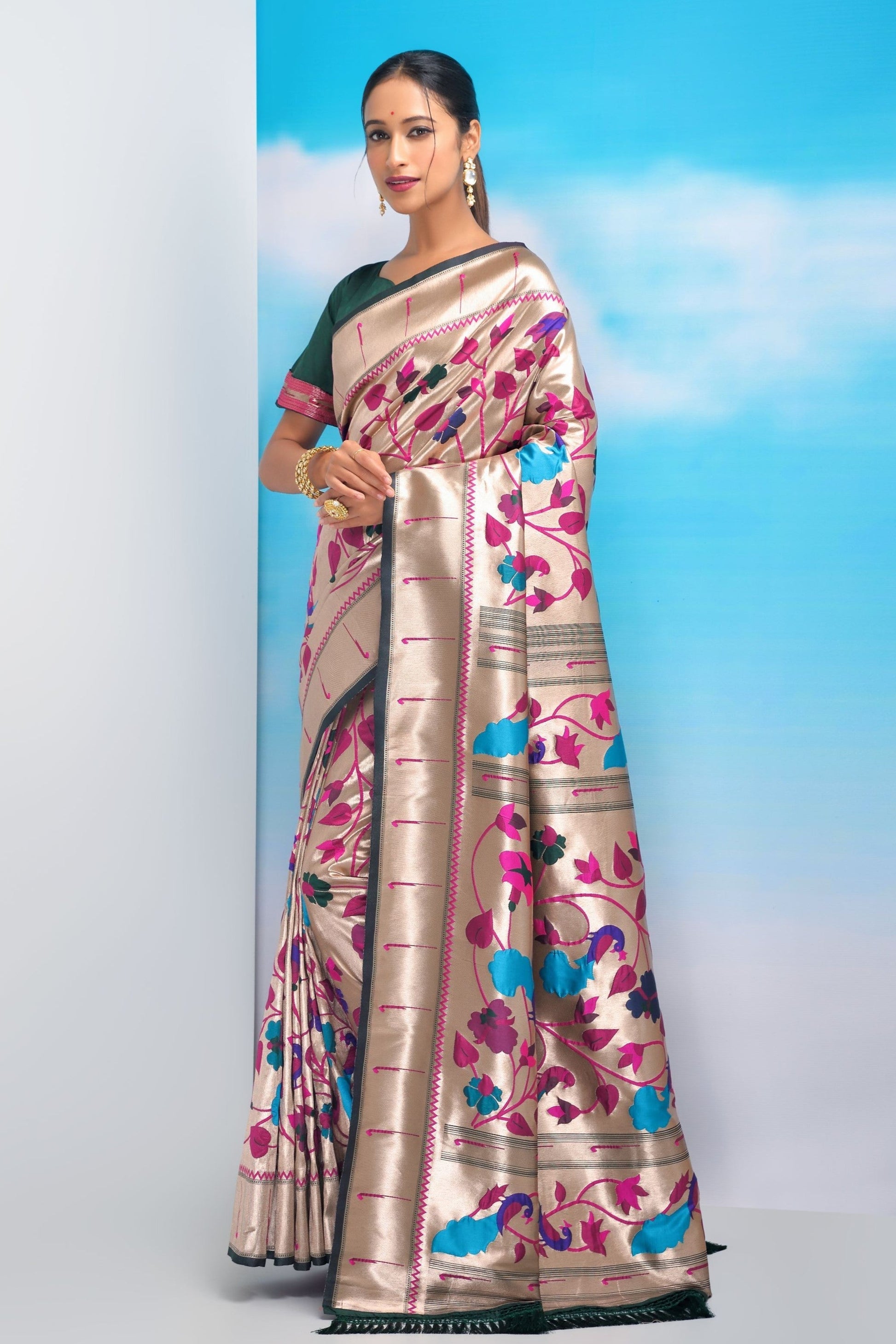 rose-gold-woven-paithani-silk-saree-zb131490_1_SareeButa.com