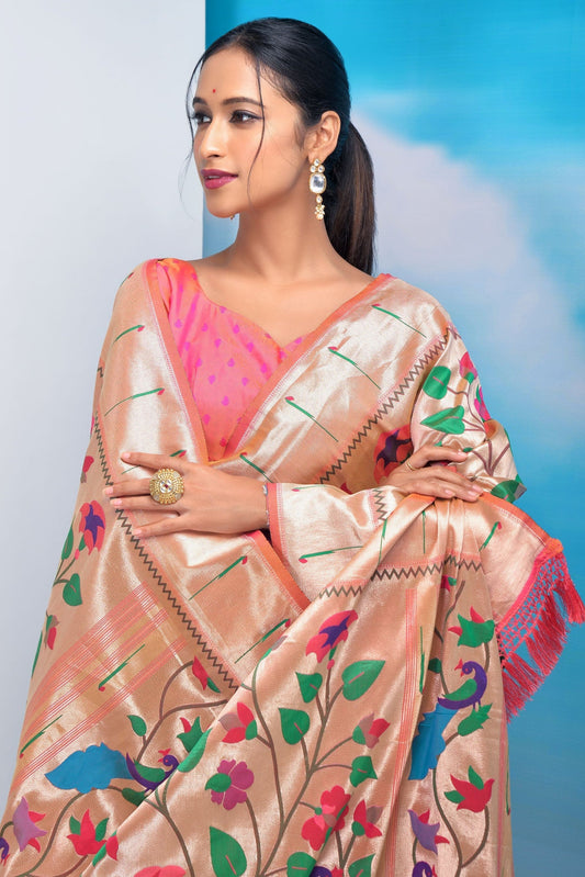 rose-gold-woven-paithani-silk-saree-zb131491_2_SareeButa.com