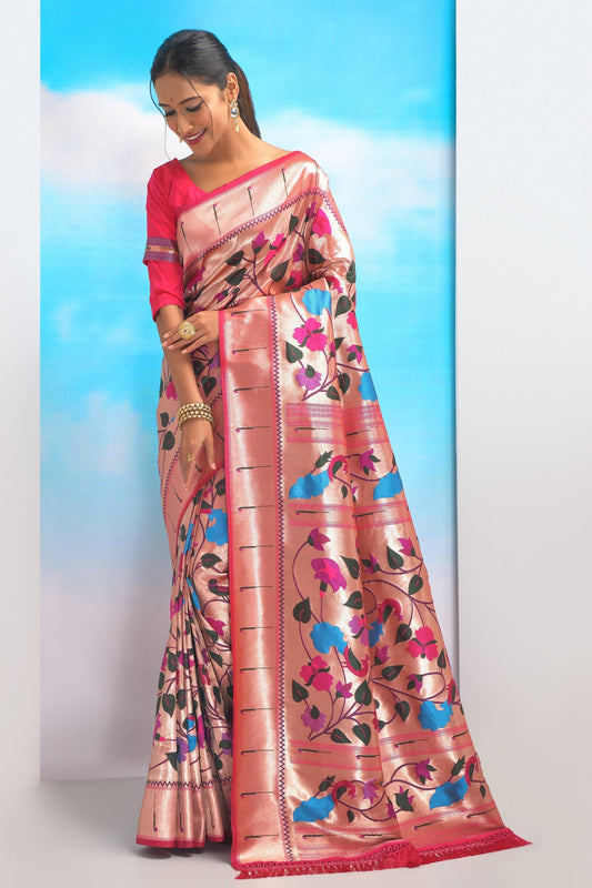 rose-gold-woven-paithani-silk-saree-zb131492_1_SareeButa.com