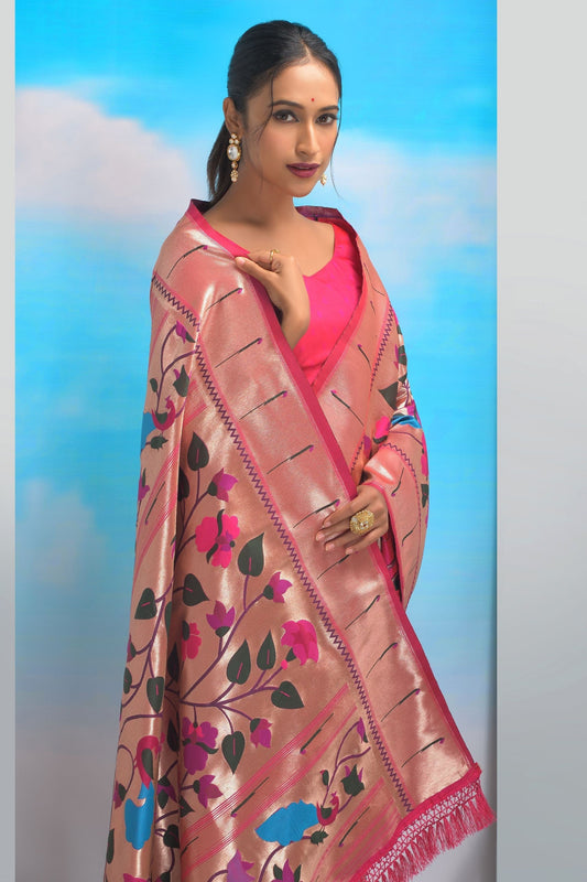 rose-gold-woven-paithani-silk-saree-zb131492_2_SareeButa.com