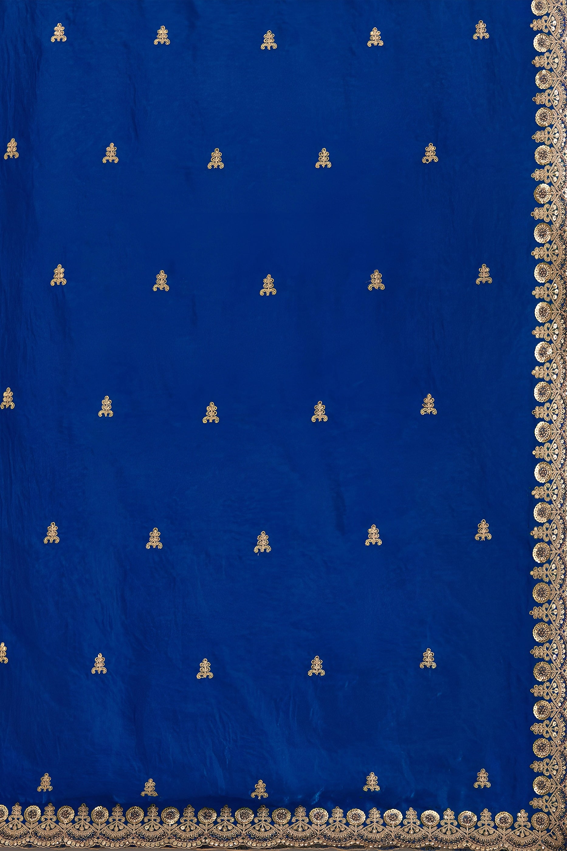 Royal Blue Embroidered Tissue Saree-SAR12575_5_SareeButa.com
