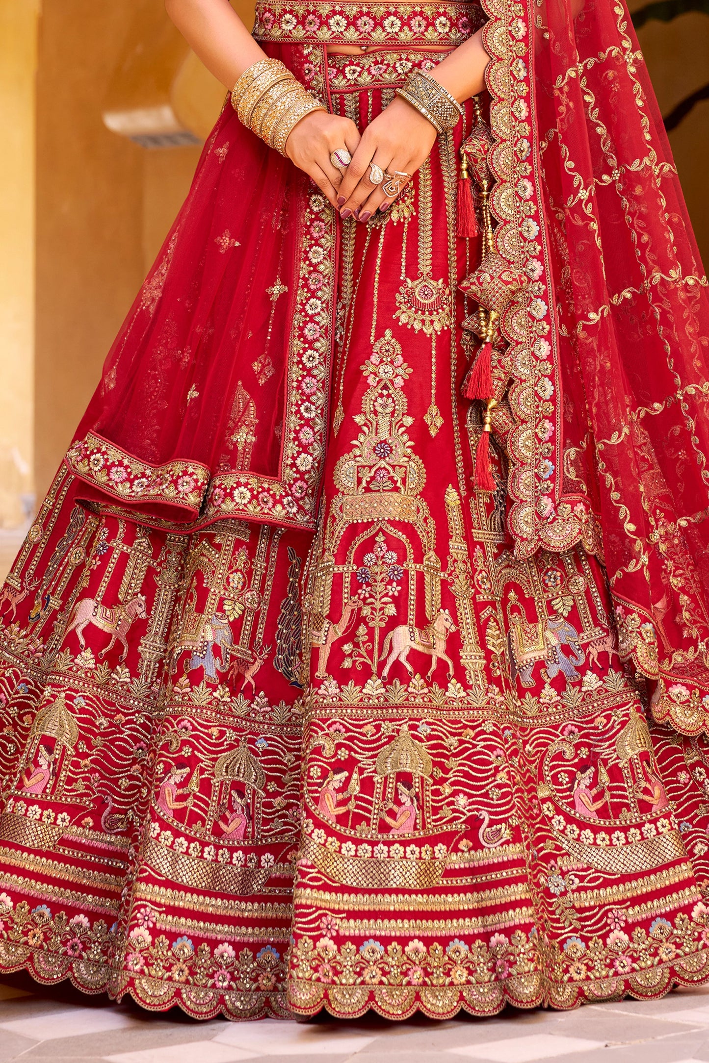 ruby-red-readymade-heavy-work-silk-lehenga-sar10459_6_Sareebuta.com