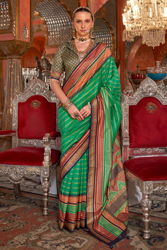 Sea Green Silk Saree-ZB133165_1_SareeButa.com