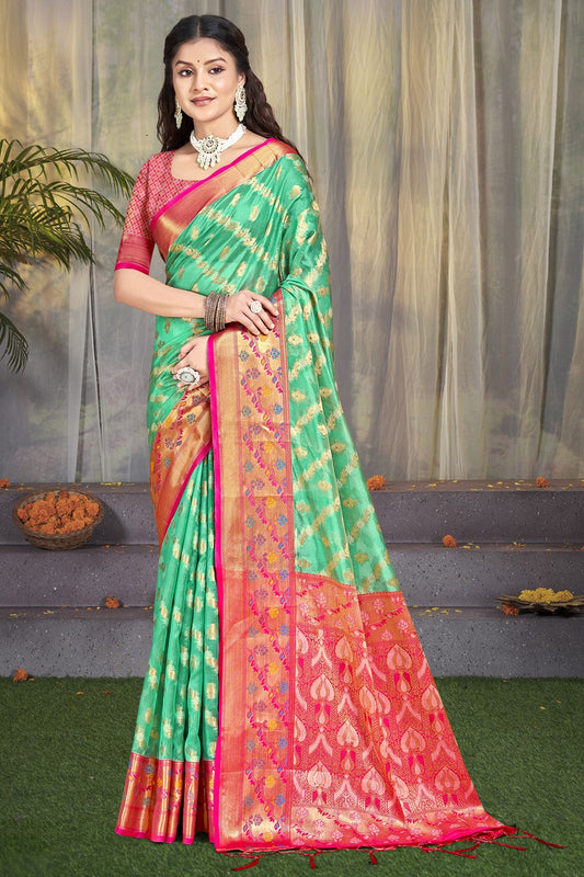 Sea Green Silk Saree-ZB132949_1_SareeButa.com