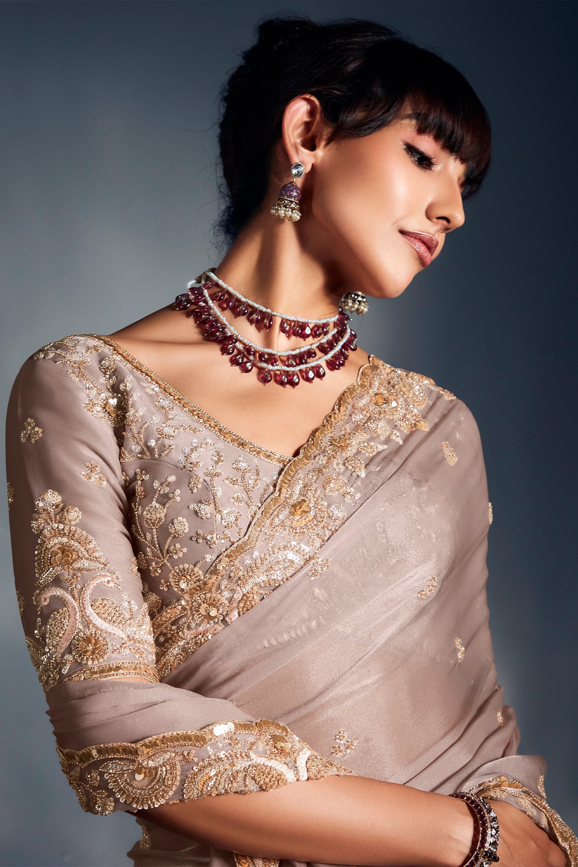 Shadow Grey Embroidered Tissue Silk Saree-SAR10217_2_SareeButa.com