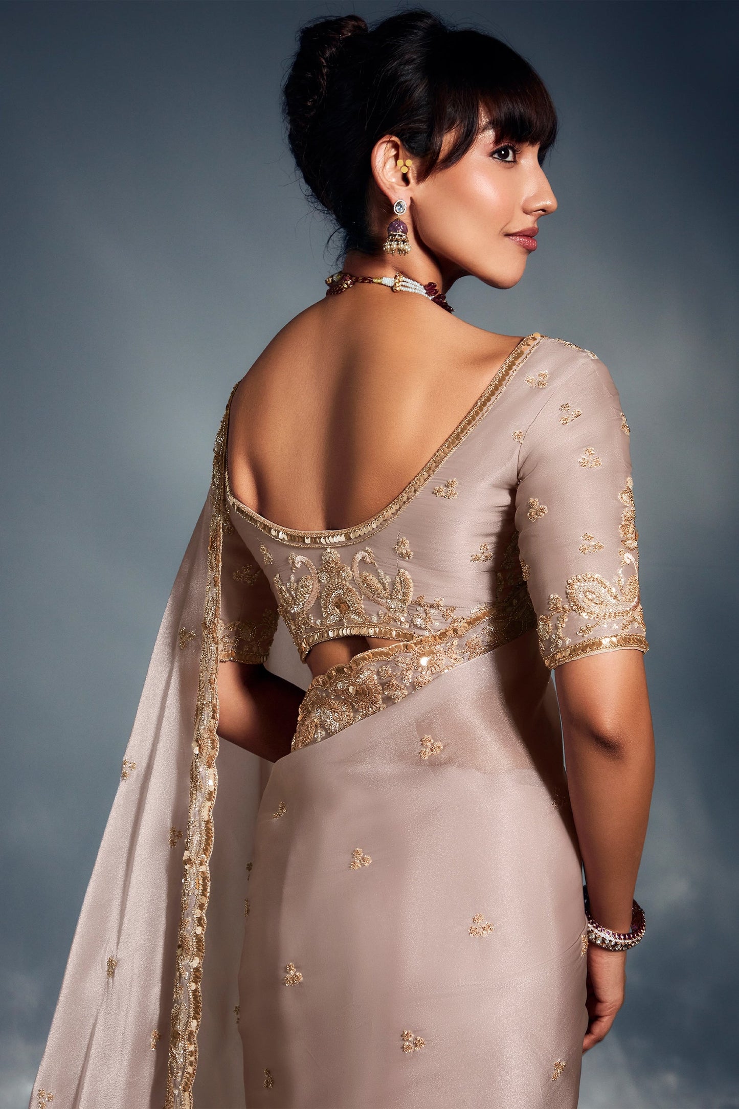 Shadow Grey Embroidered Tissue Silk Saree-SAR10217_3_SareeButa.com