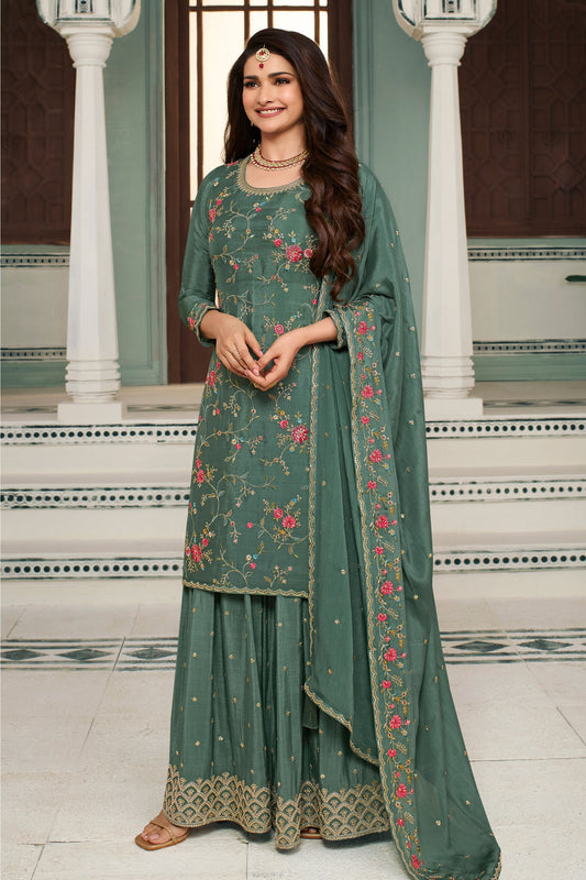 teal-embroiderd-chinon-palazzo-suit-zbss100006_1_SareeButa.com