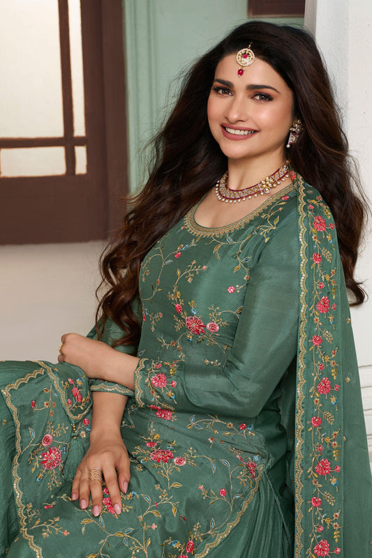 teal-embroiderd-chinon-palazzo-suit-zbss100006_2_SareeButa.com
