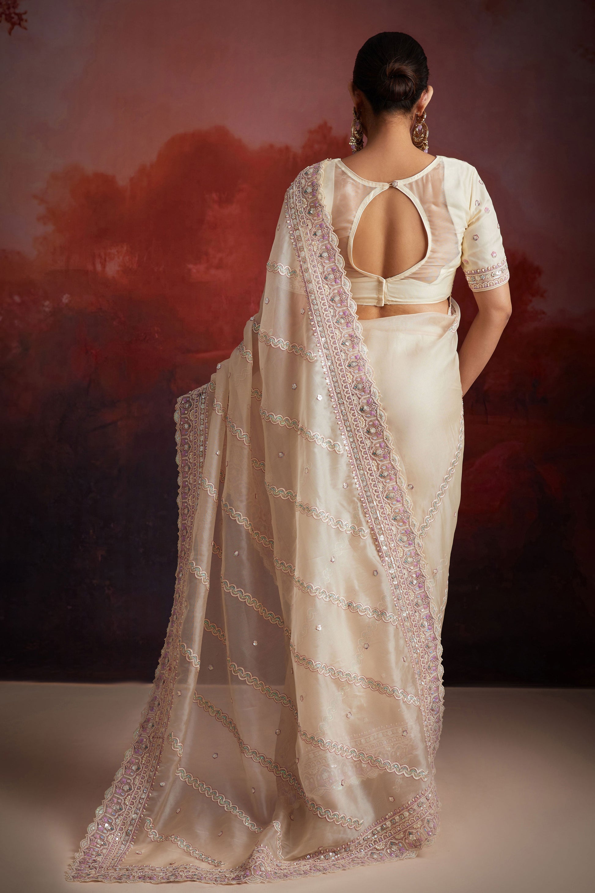 White Embroidered Net Saree-ZB133721_4_SareeButa.com