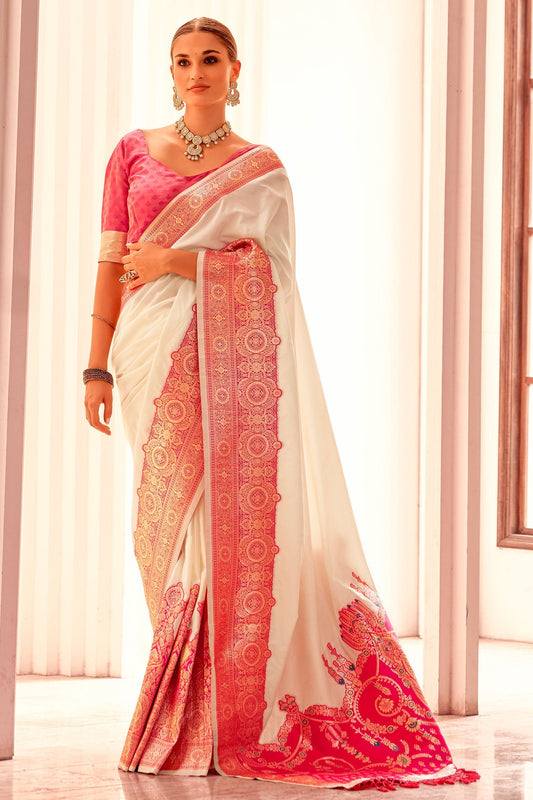 White Silk Saree-ZB133124_1_SareeButa.Com