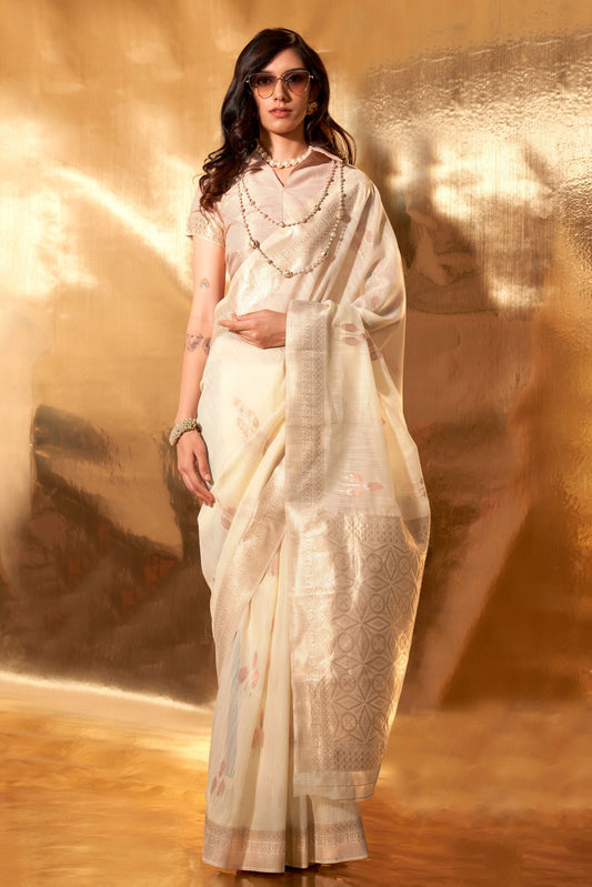 white-woven-linen-saree-zb131333_1_SareeButa.com