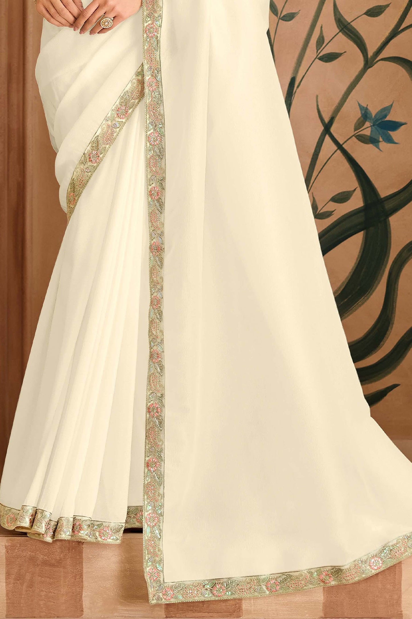 White Embroidered Georgette Saree-SAR11710_4_SareeButa.com
