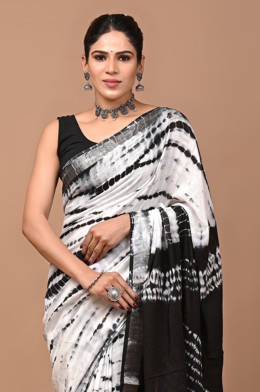 white-handblock-print-cotton-linen-saree-zb132582_2_SareeButa.com