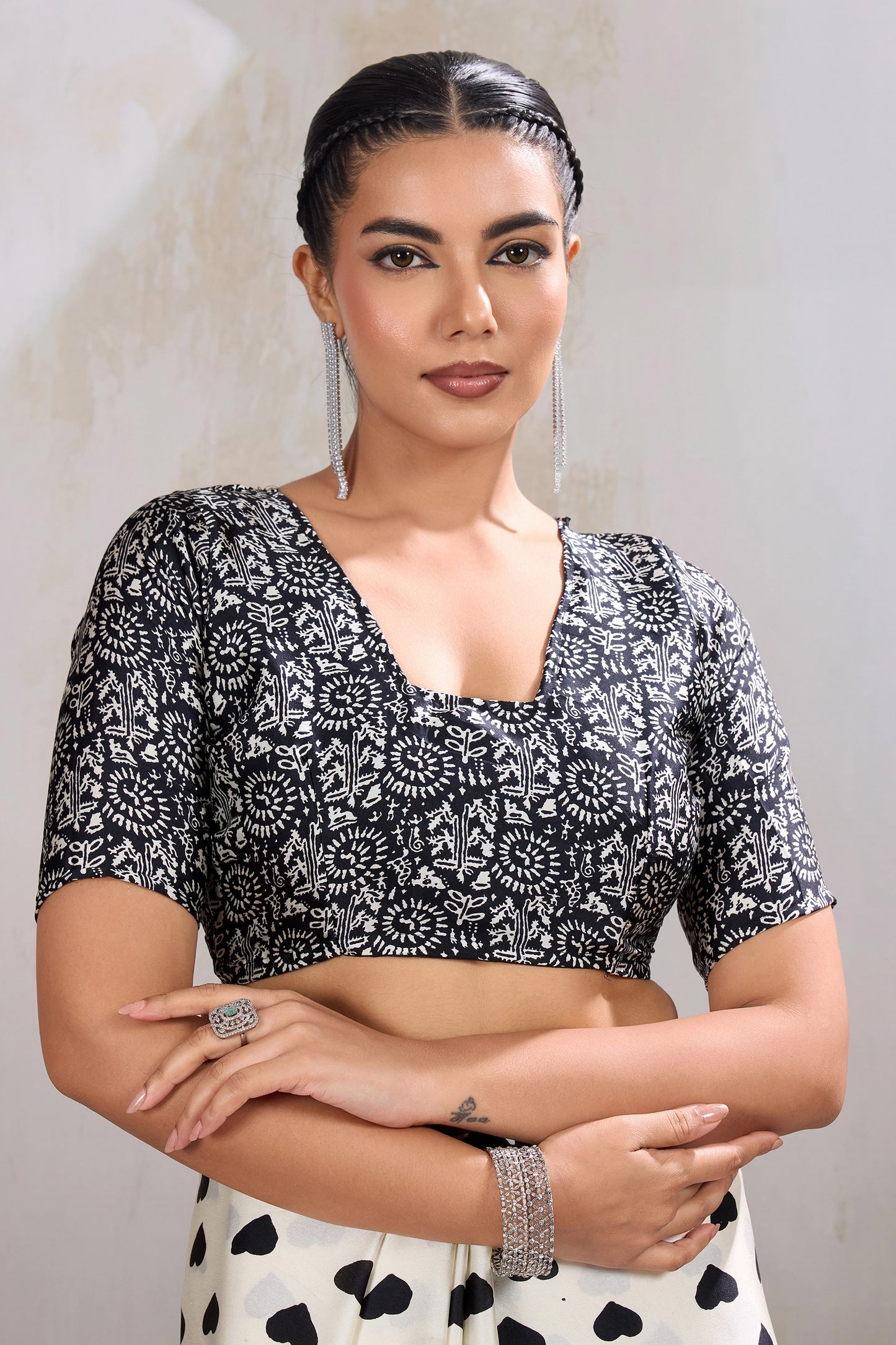 White Printed Satin Saree-SAR11850_4_SareeButa.com
