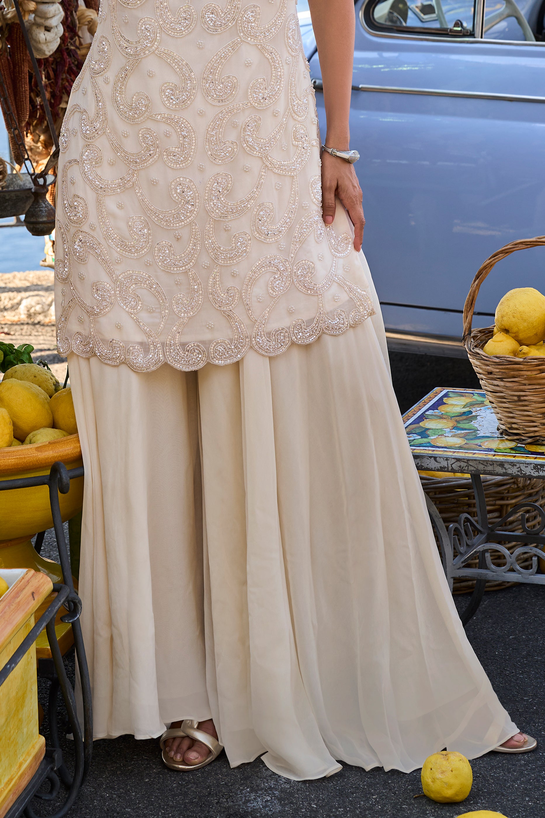 White Readymade Embroidered Georgette Palazzo Suit-SAR13080_6_SareeButa.com