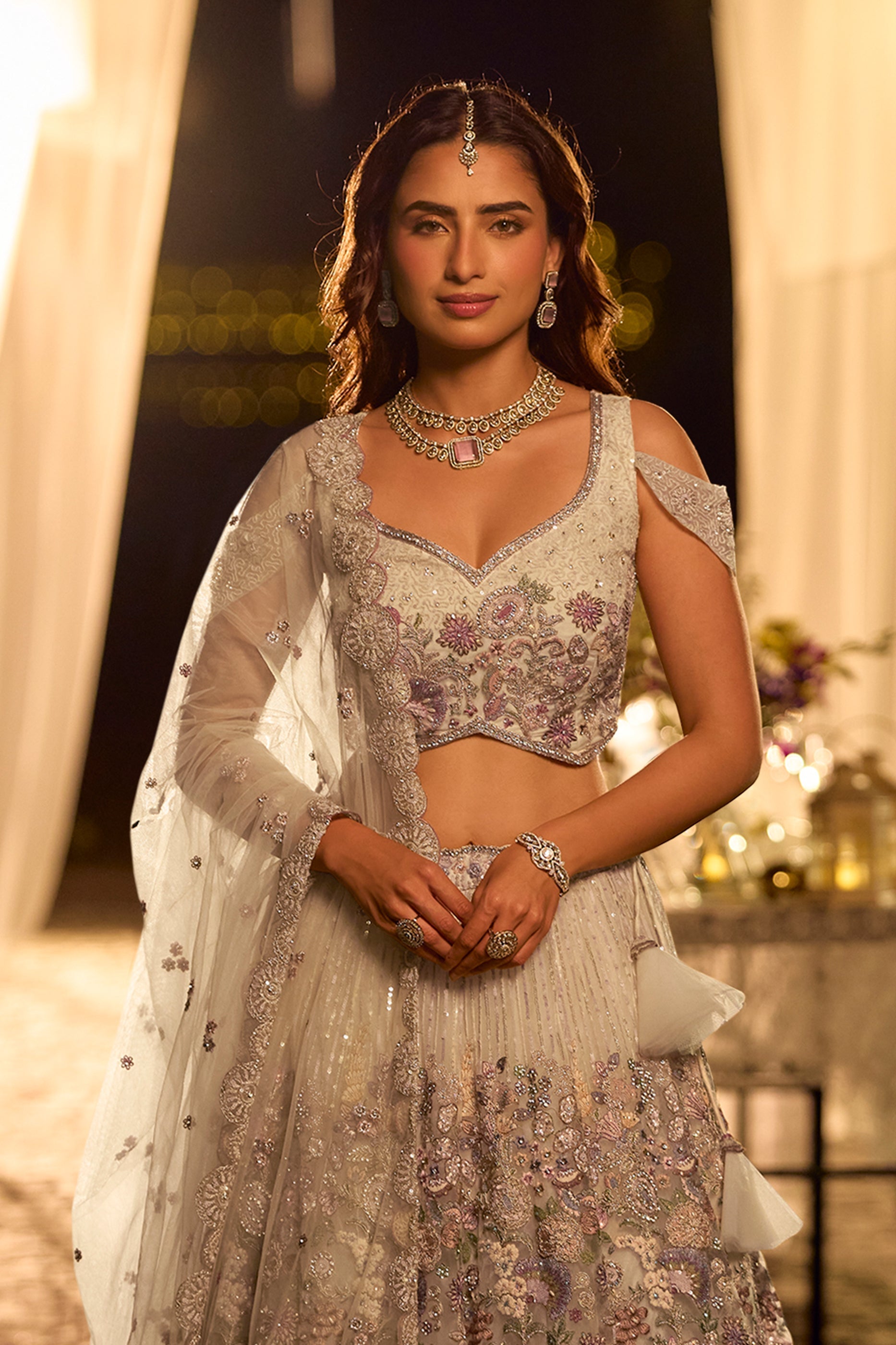White Readymade Embroidered Net Lehenga-SAR11245_5_SareeButa.com