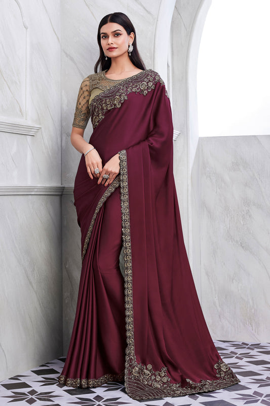 wine-embroidered-silk-saree-zb132290_1_SareeButa.com