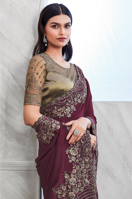 wine-embroidered-silk-saree-zb132290_2_SareeButa.com