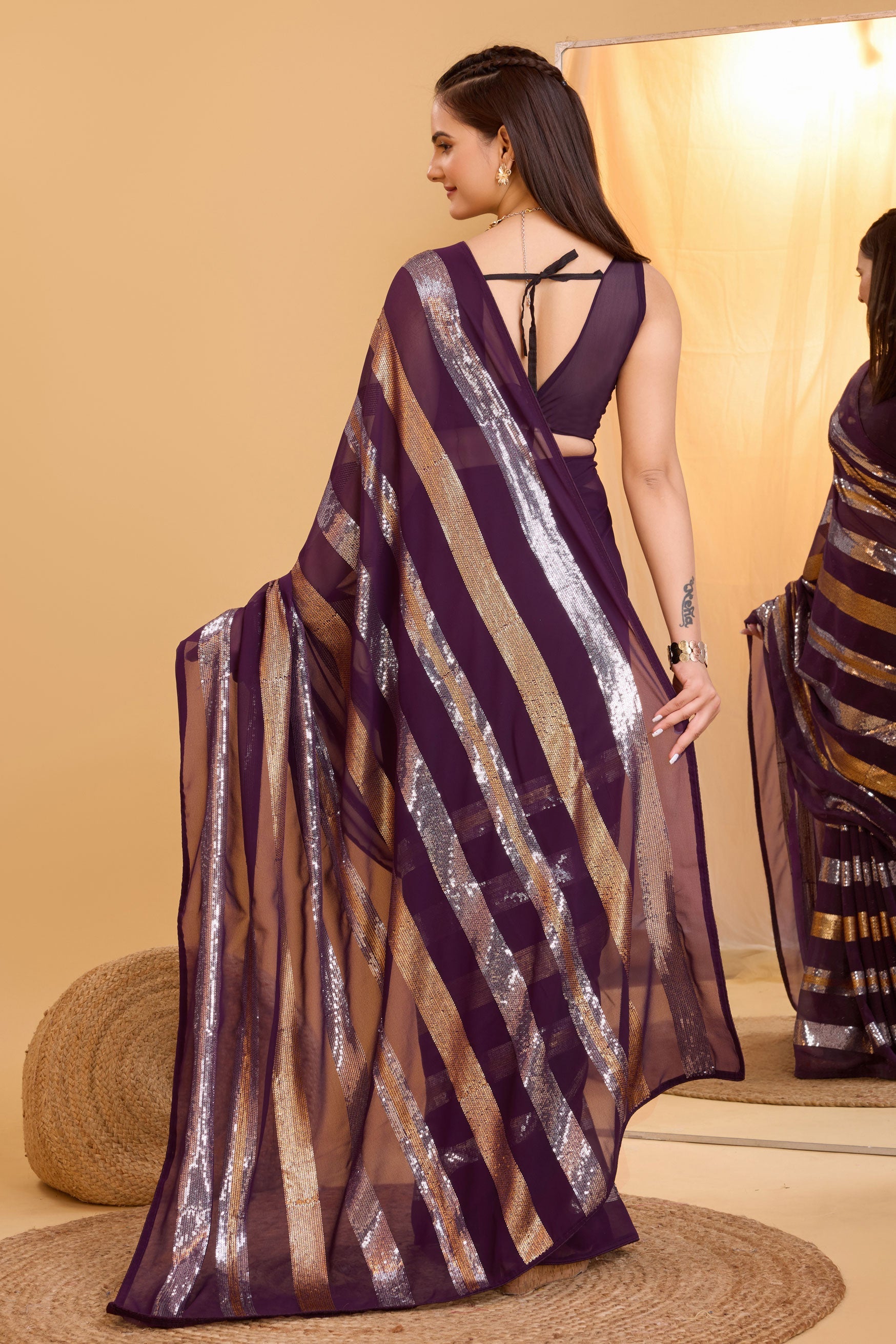 wine-georgette-sequin-saree-zb130564_3_SareeButa.com