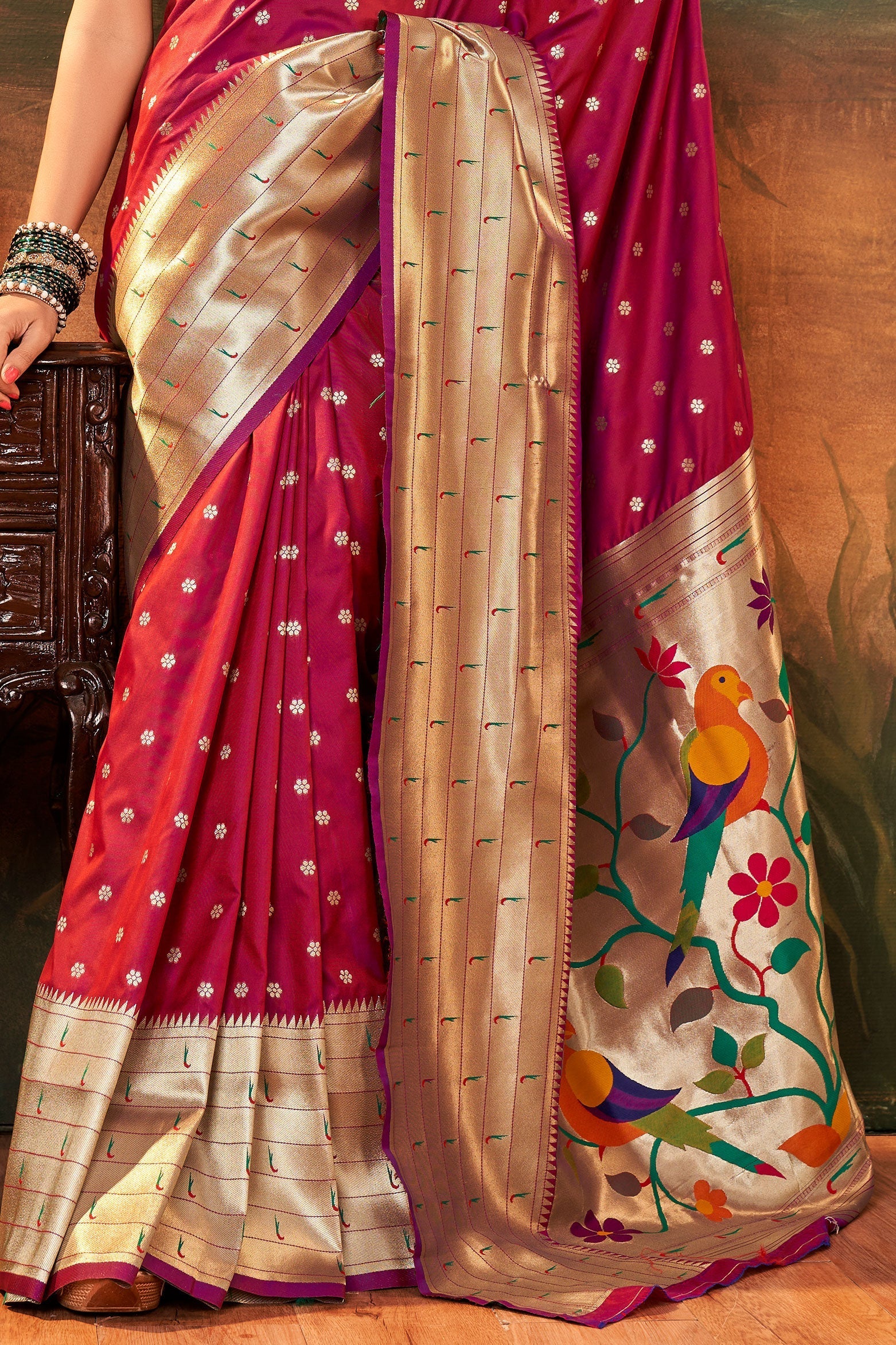 wine-paithani-silk-saree-zb132926_3_SareeButa.com