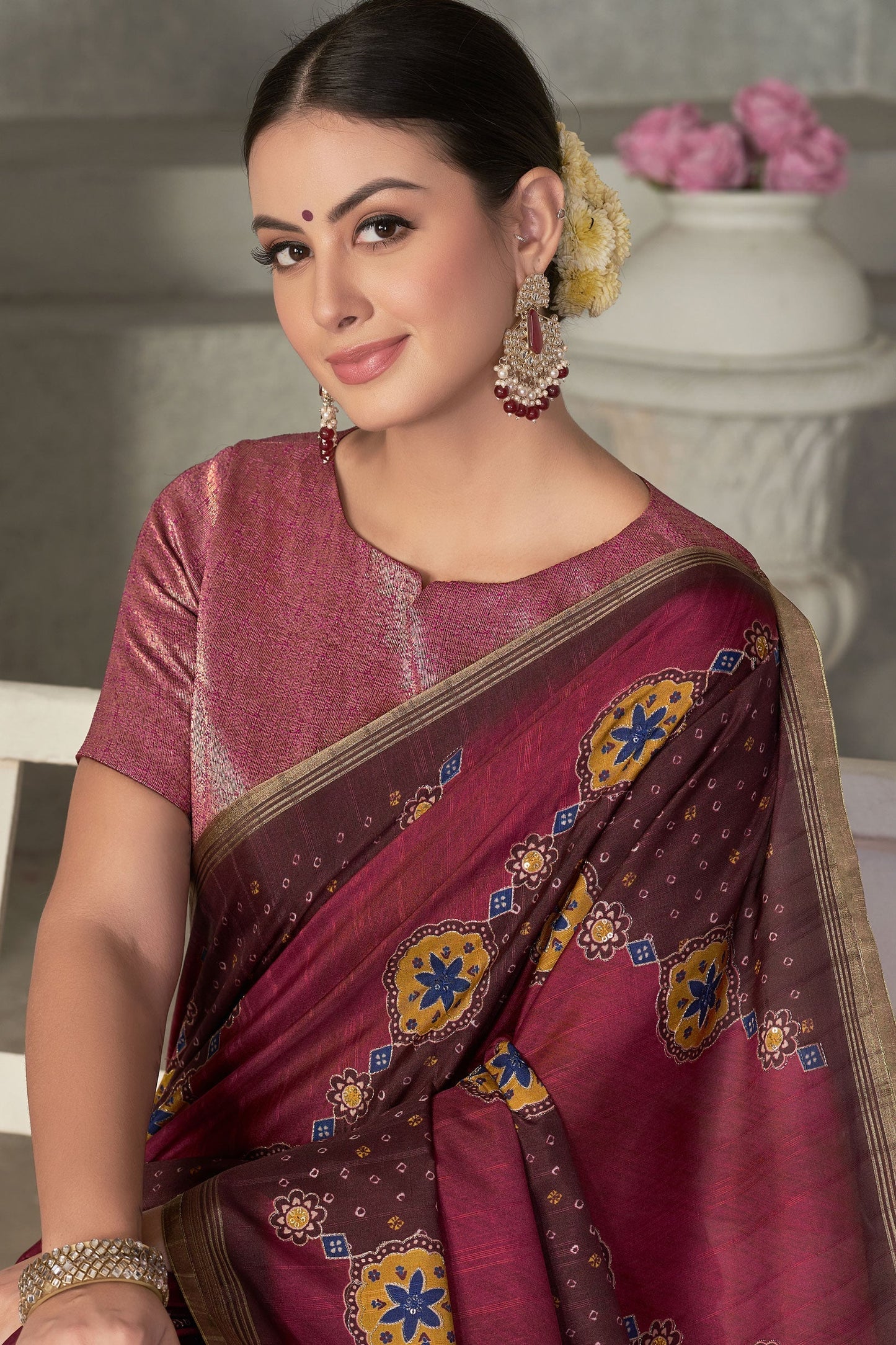 wine-embroidered-tussar-silk-saree-zb130729_2_SareeButa.com