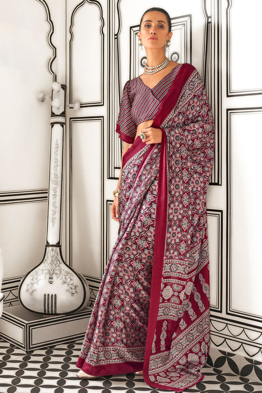 wine-satin-crepe-saree-zb131452_1_SareeButa.com