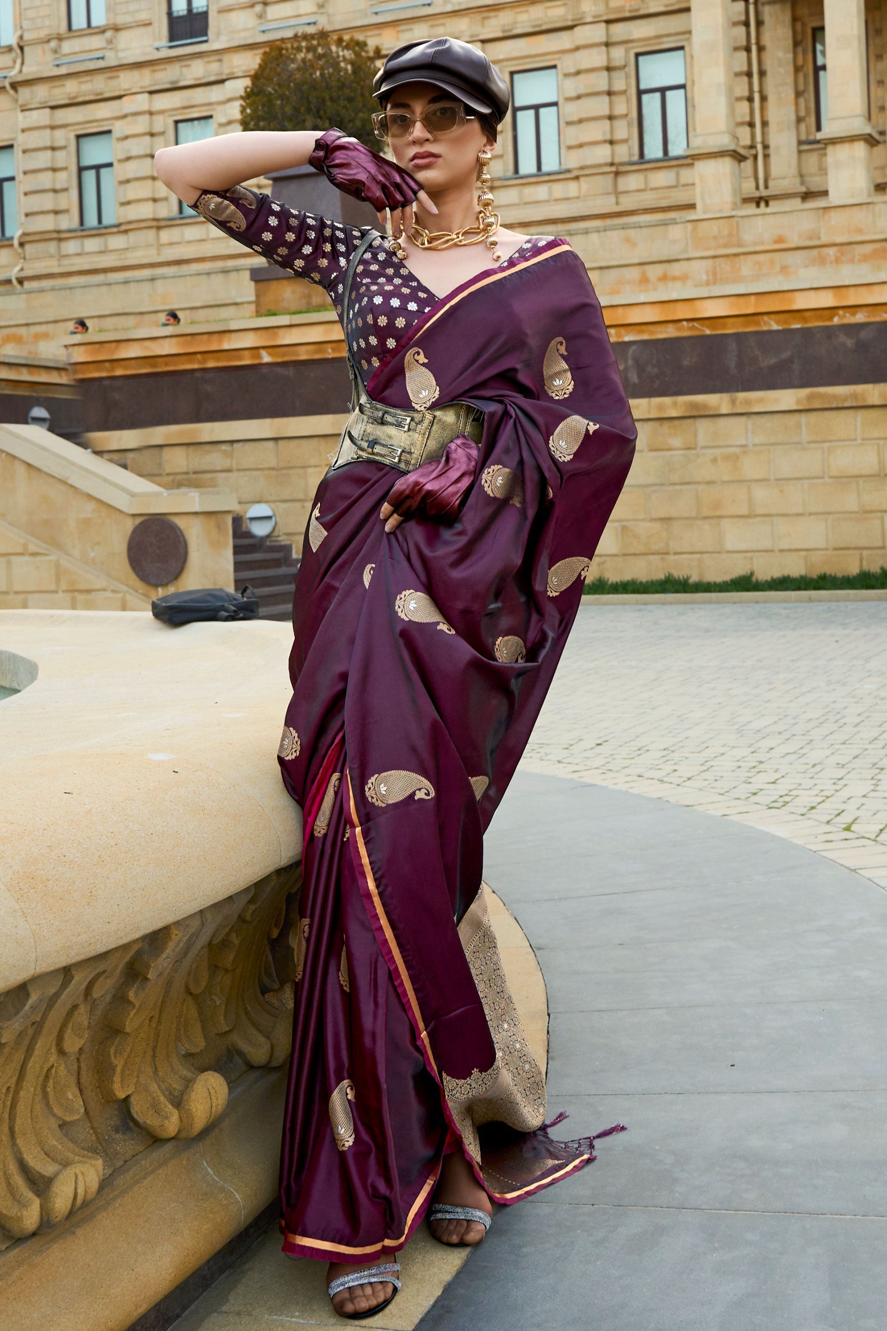 wine-woven-satin-silk-saree-zb130979_2_SareeButa.com