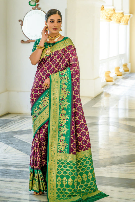wine-bandhani-silk-saree-zb130507_1_SareeButa.com