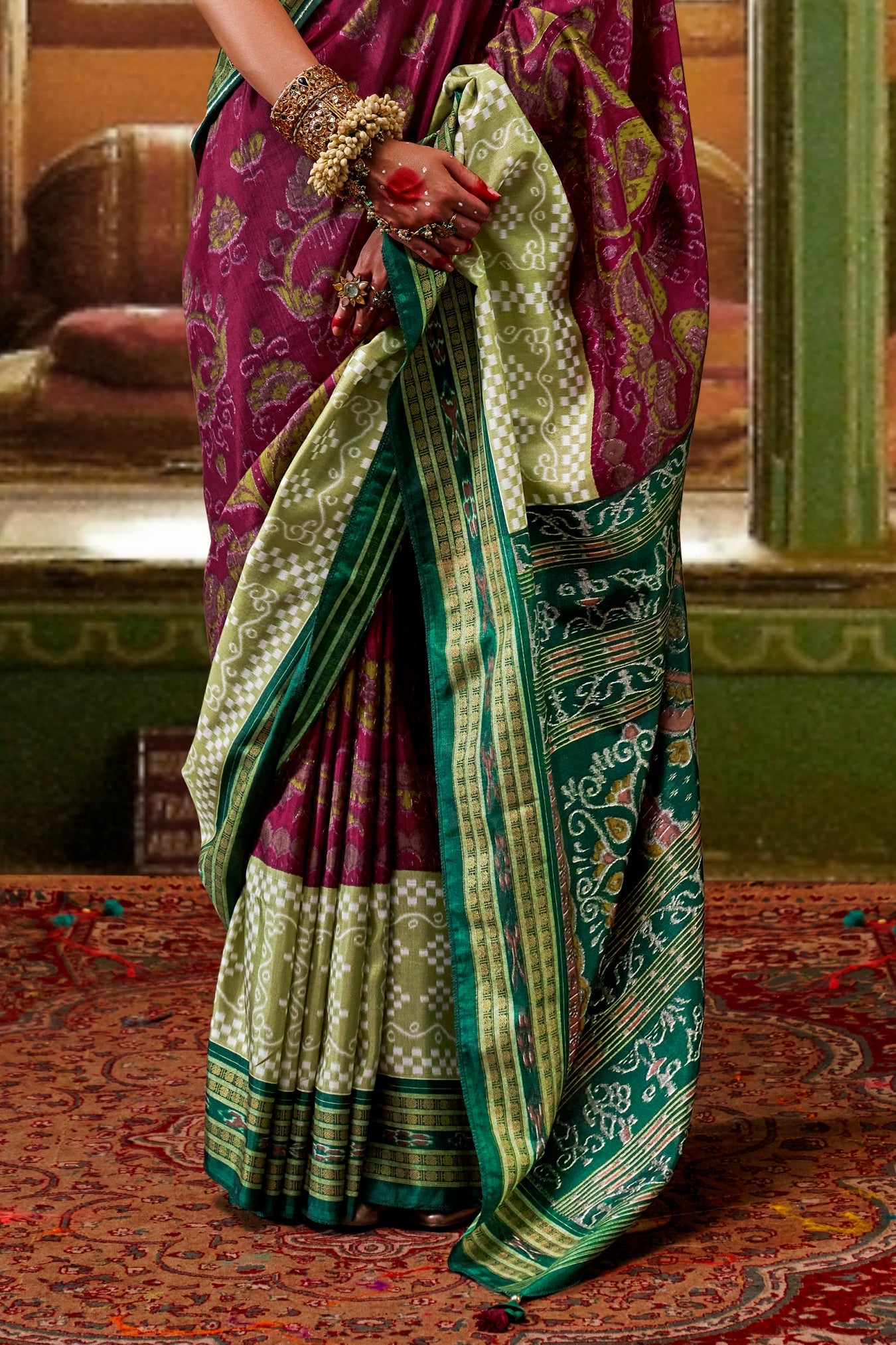 wine-printed-silk-saree-zb132061_4_SareeButa.com