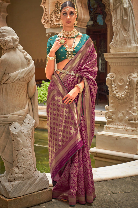 wine-printed-silk-saree-zb132498_1_SareeButa.com