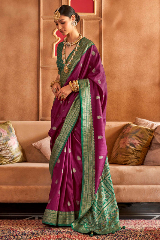 wine-silk-patola-saree-zb132074_1_SareeButa.com