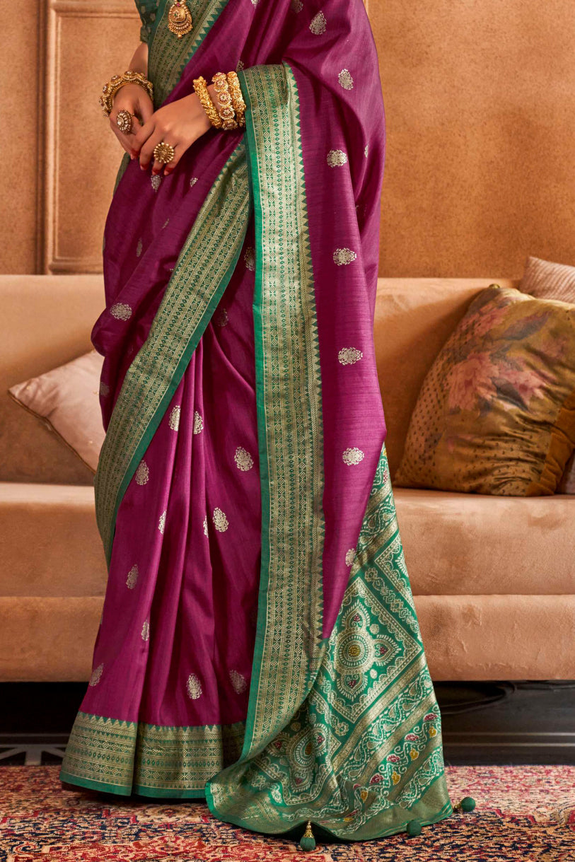 wine-silk-patola-saree-zb132074_4_SareeButa.com